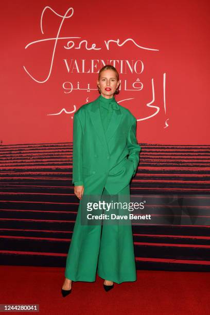 Karolina Kurkova attends the opening of "Forever - Valentino", a major perspective exhibition that pays homage to its founder Valentino Garavani and...