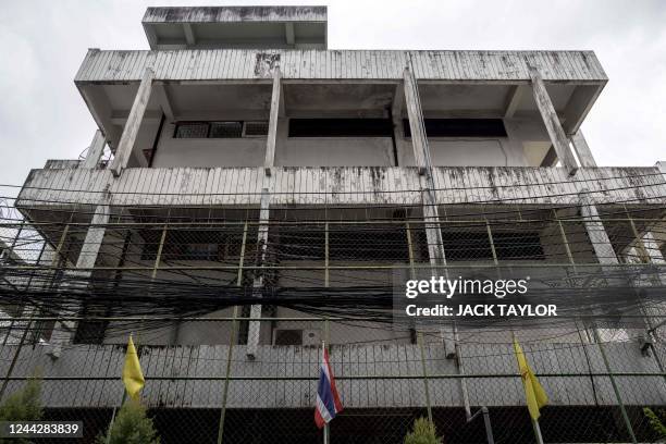 In this photo taken on September 30 an immigration detention centre, where human rights activists believe that a group of Uyghurs are being detained,...