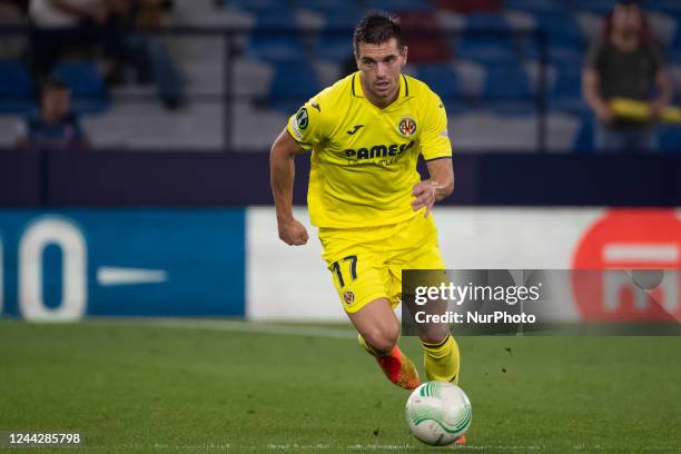 Villarreal's Giovani Lo Celso during UEFA Conference League between Villarreal CF and Hapoel Beer Sheva at Ciutat de Valencia Stadium on October 27,...