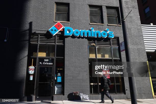 Domino's restaurant in Chicago, United States, on October 17, 2022.