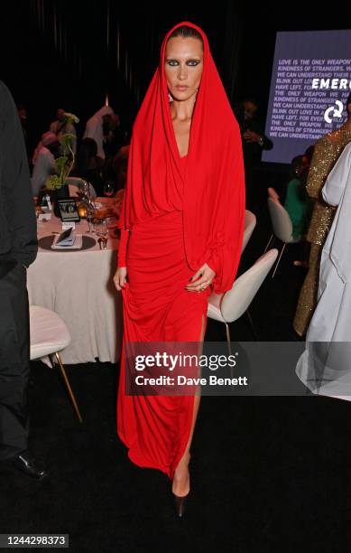 Bella Hadid attends the EMERGE GALA Dinner and Live Charity Auction hosted by International supermodel and philanthropist Naomi Campbell in...