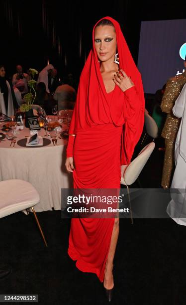 Bella Hadid attends the EMERGE GALA Dinner and Live Charity Auction hosted by International supermodel and philanthropist Naomi Campbell in...