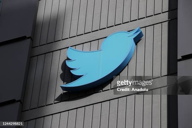 Twitter headquarters is seen in San Francisco, California, United States on October 28, 2022. Tayfun Coskun / Anadolu Agency