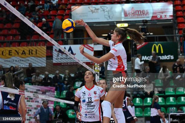 Camilla Basso during the Volleyball Italian Serie A1 Women match Cuneo Granda Volley vs Reale Mutua Fenera Chieri 76 on October 27, 2022 at the Pala...