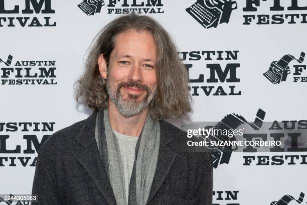 Writer and director Darren Le Gallo arrives for the screening of "Sam & Kate" at The Paramount Theatre in Austin, Texas, on October 28, 2022.