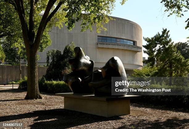 The Hirshhorn Museum is seen August 30, 2020 in Washington, DC.