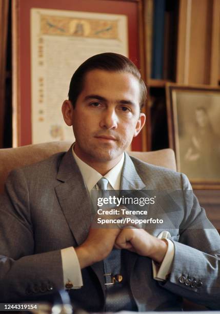 King Constantine II of Greece in Athens, circa 1964.