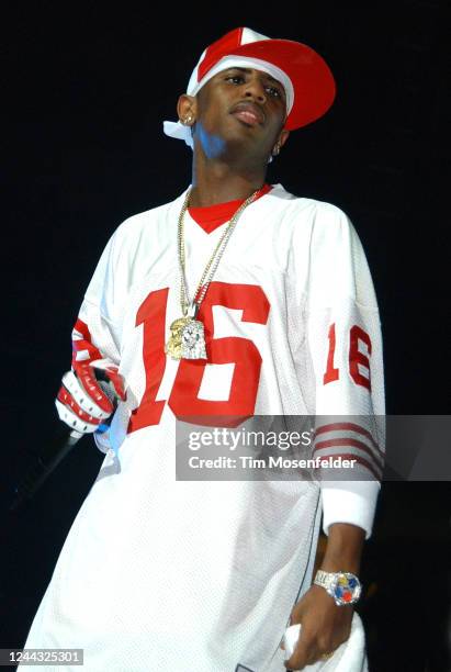 Fabolous performs during Wild 94.9's The Bomb at HP Pavilion on May 15, 2003 in San Jose, California.