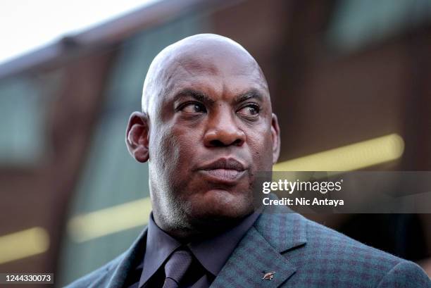 Head coach Mel Tucker of the Michigan State Spartans looks on before the game against the Michigan Wolverines at Michigan Stadium on October 29, 2022...