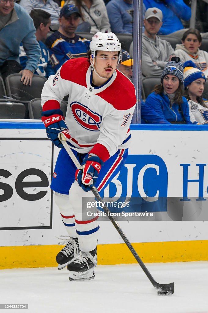 Montreal Canadiens Defenseman Arber Xhekaj During A Game Between The montreal-canadiens-defenseman-arber-xhekaj-during-a-game-between-the