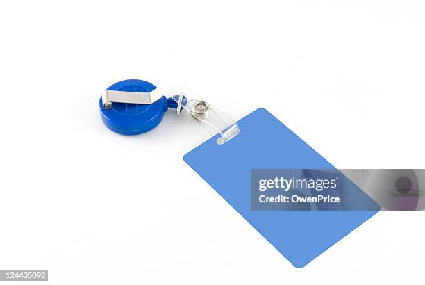 blue id tag - backstage passes stock pictures, royalty-free photos & images