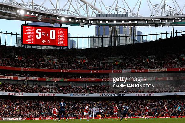 Score In Football 1,843 Scoreboard Premier League Stock Photos, High-Res Pictures, and ...