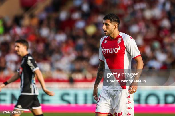 Guillermo MARIPAN of Monaco during the Ligue 1 Uber Eats match between AS Monaco and SCO Angers at Louis II Stadium on October 30, 2022 in Monaco,...