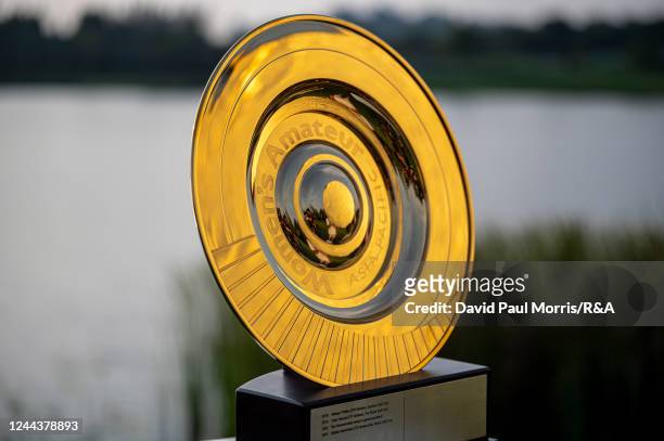 General View of the Women's Amateur Asia-Pacific Championship trophy prior to the Women's Amateur Asia-Pacific Championship at Siam Country Club on...