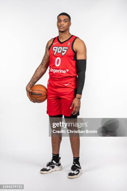 Kenny Wooten Jr of the Raptors 905 poses for a portrait during G League Media Day on October 27, 2022 in Mississauga, Canada. NOTE TO USER: User...