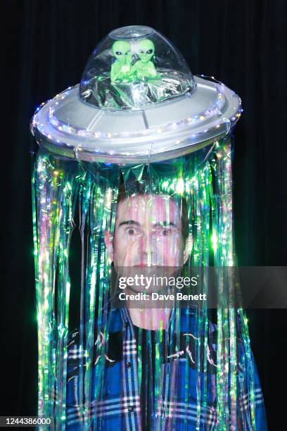 Host Jimmy Carr attends Jonathan Ross's Halloween Party at The House of KOKO on October 31, 2022 in London, England.