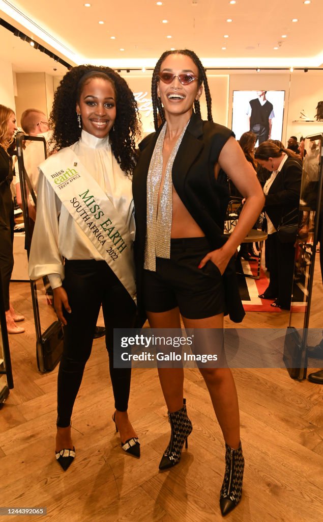 Zipho Zipho Sithebe & Pearl Thusi at Karl Lagerfeld Store on October 27 ...