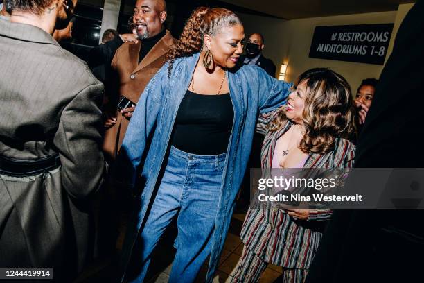 Queen Latifah at a special screening of "Black Panther: Wakanda Forever" held at AMC 34th Street 14 on November 1, 2022 in New York City.