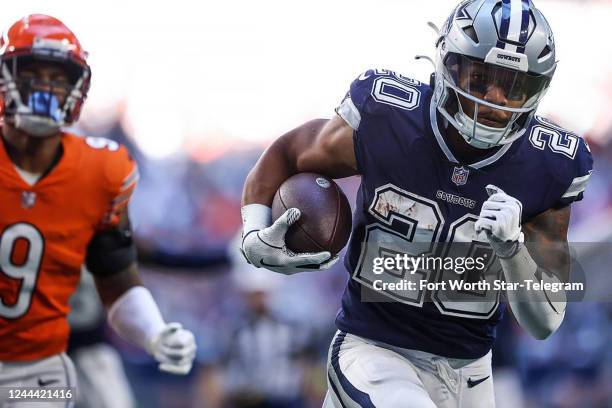 Dallas Cowboys running back Tony Pollard scored three touchdowns in a win against the Chicago Bears on Oct. 30 and averages 6.2 yards per carry this...