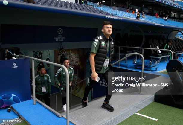 Alexandro Bernabei during a UEFA Champions League match between Real Madrid and Celtic at the Santiago Bernabeu, on November 2 in Madrid, Spain.
