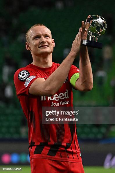 Sebastian Rode Sebastian Rode of Eintracht Frankfurt celebrates the win after the ...