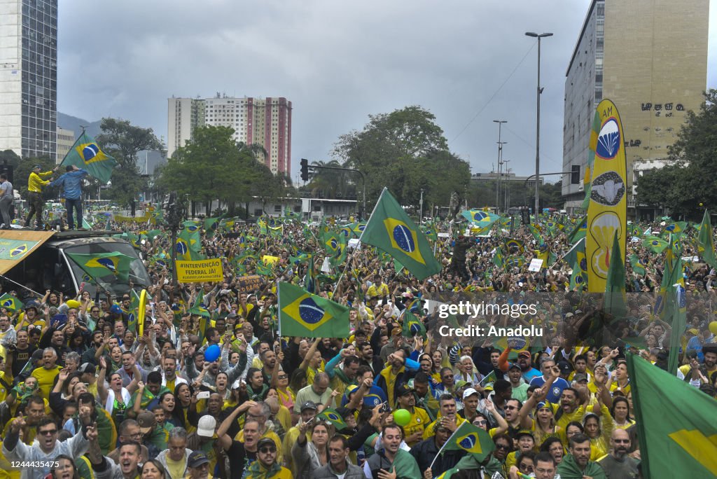 Supporters of Jair Bolsonaro call on military following the presidential election results