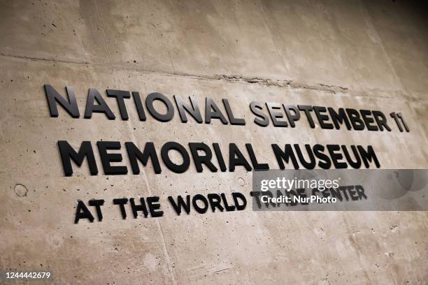 National 9/11 Memorial And Museum in New York City, United States on October 23, 2022. The memorial is located at the World Trade Center site, the...