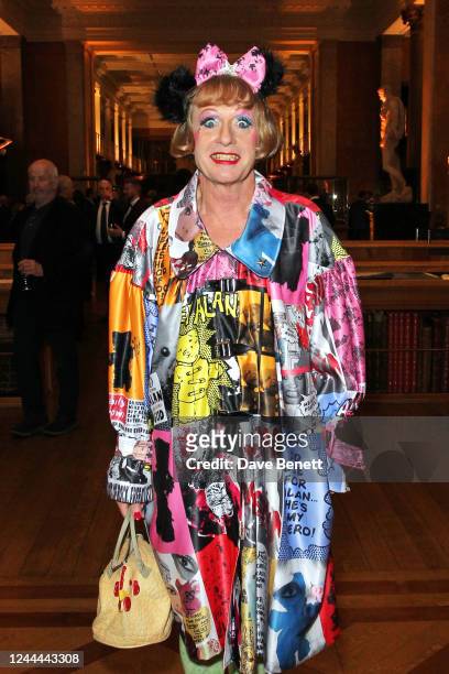 Grayson Perry attends the British Museum trustees dinner at The British Museum on November 1, 2022 in London, England.