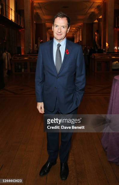 George Osborne attends the British Museum trustees dinner at The British Museum on November 1, 2022 in London, England.