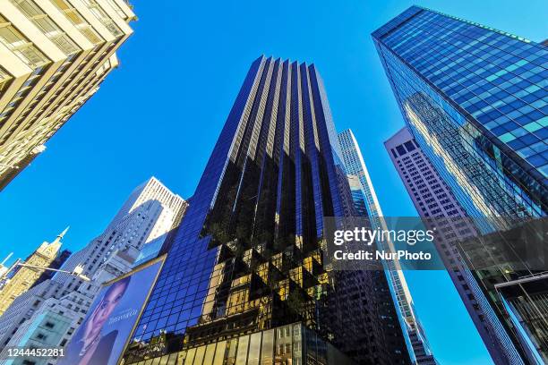 Trump Tower at 721725 Fifth Avenue in the Midtown Manhattan, New York, United States, on October 22, 2022.