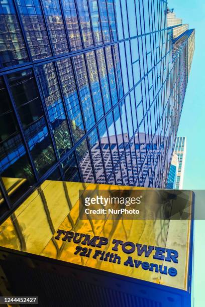 Trump Tower at 721725 Fifth Avenue in the Midtown Manhattan, New York, United States, on October 22, 2022.