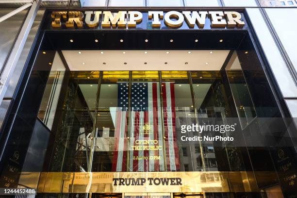 Trump Tower at 721725 Fifth Avenue in the Midtown Manhattan, New York, United States, on October 22, 2022.