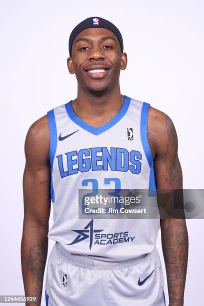 McKinley Wright IV of the Texas Legends poses for a head shot during G League Media day on November 1, 2022 at Comerica Center in Frisco, Texas. NOTE...