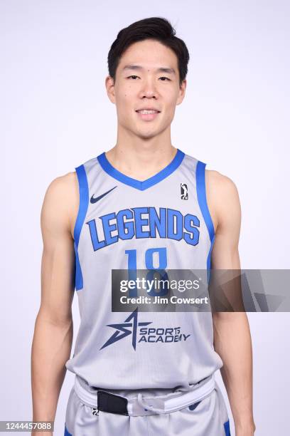 Yudai Babe of the Texas Legends poses for a head shot during G League Media day on November 1, 2022 at Comerica Center in Frisco, Texas. NOTE TO...