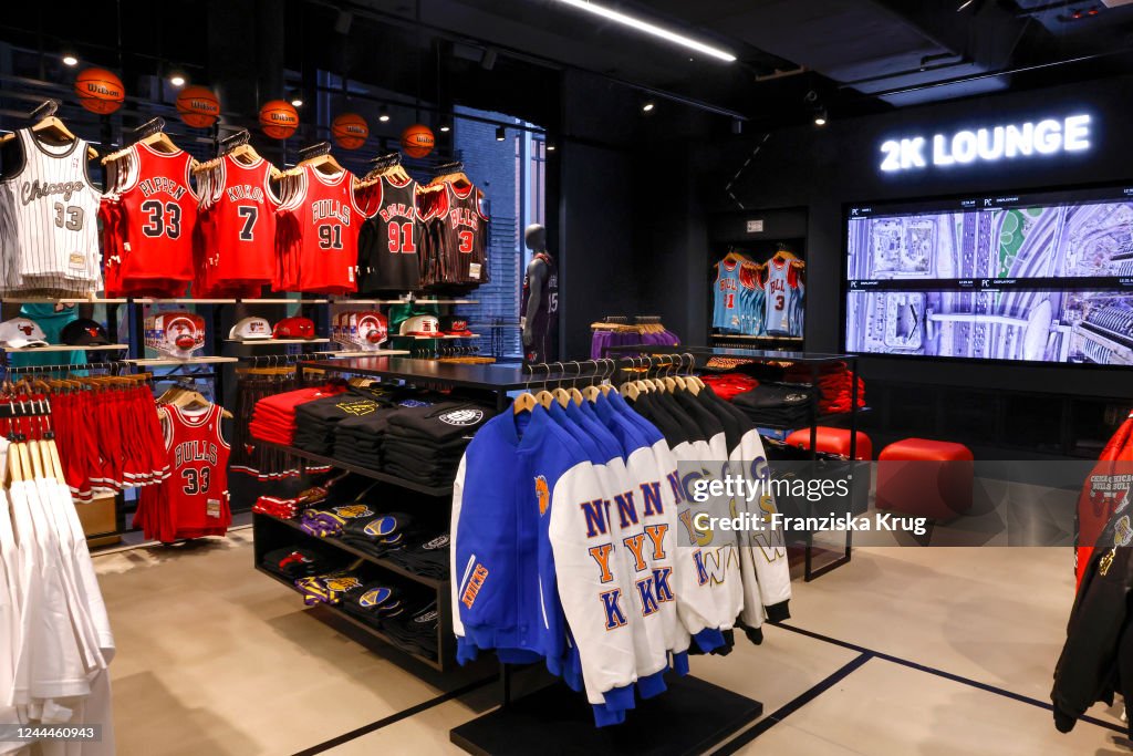 Nbb Sorte Inside the NBA store during the opening at The Playce on November 3 ...