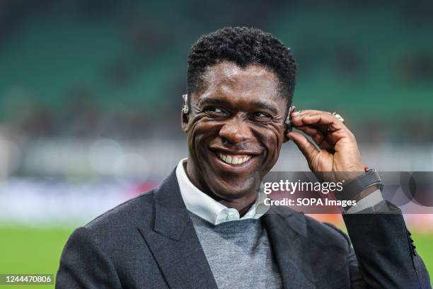 Clarence Seedorf during UEFA Champions League 2022/23 Group Stage - Group E football match between AC Milan and FC Red Bull Salzburg at Giuseppe...