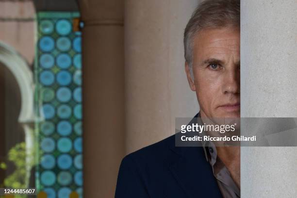 Actor Christoph Waltz is photographed at the 79th Venice Film Festival on September 6, 2022 in Venice, Italy.