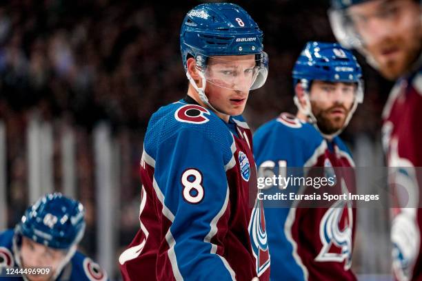 Cale Makar of the Colorado Avalanche during the 2022 NHL Global Series - Finland match between the Columbus Blue Jackets and the Colorado Avalanche...