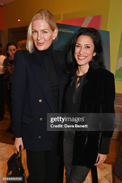 Priscilla Phillips and Fatima Bhutto attend a special screening of 'The Good Nurse' at The Soho Hotel on November 4, 2022 in London, England.