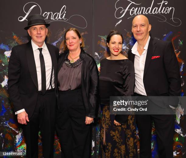 Peter Drake, Janice Faber, Lisa Lebofsky and John Wellington attend Denali Foundation 2022 Gala at The Yale Club on November 03, 2022 in New York...