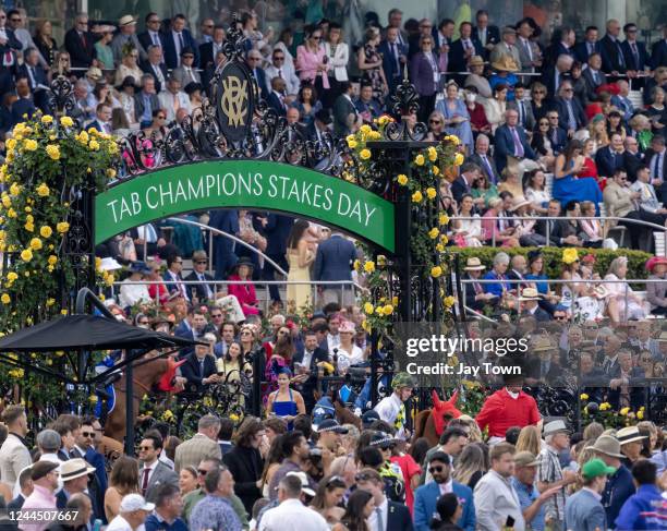 Champions Stakes Day at Flemington Racecourse on November 05, 2022 in Flemington, Australia.