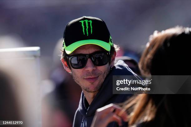 Valentino Rossi during the Gran Premio Motul de la Comunitat Valenciana at Ricardo Tormo Circuit on November 5, 2022 in Valencia, Spain.