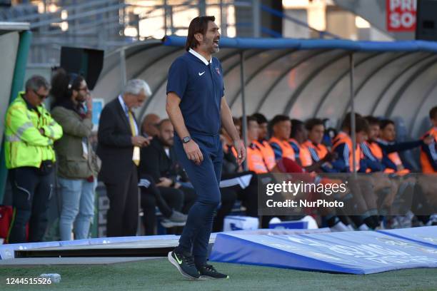 Head coach of Cosenza William Viali during the Italian soccer Serie B match AC Pisa vs Cosenza Calcio on November 05, 2022 at the Arena Garibaldi in...