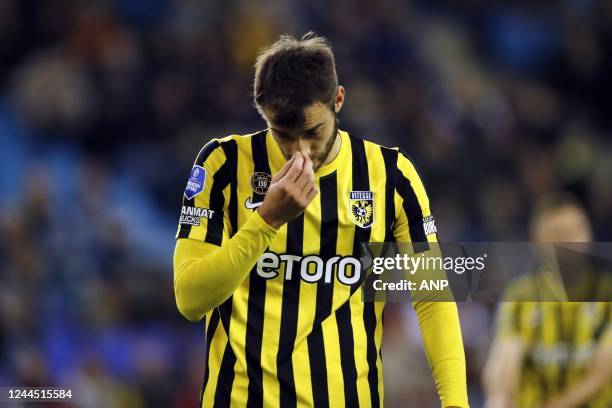 Ferro of Vitesse during the Dutch Eredivisie match between Vitesse and Sparta Rotterdam at the Gelredome on November 5, 2022 in Arnhem, Netherlands....