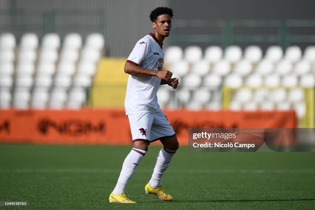 Daouda Weidmann of Torino FC U19 looks on during the...