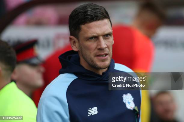 Cardiff City Interim Manager Mark Hudson during the Sky Bet Championship match between Sunderland and Cardiff City at the Stadium Of Light,...