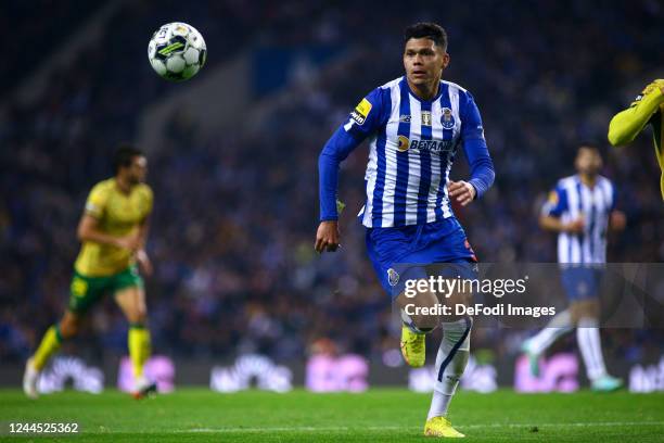 Evanilson of FC Porto controls the ball during the Liga Portugal Bwin match between FC Porto and Pacos de Ferreira at Estadio do Dragao on November...