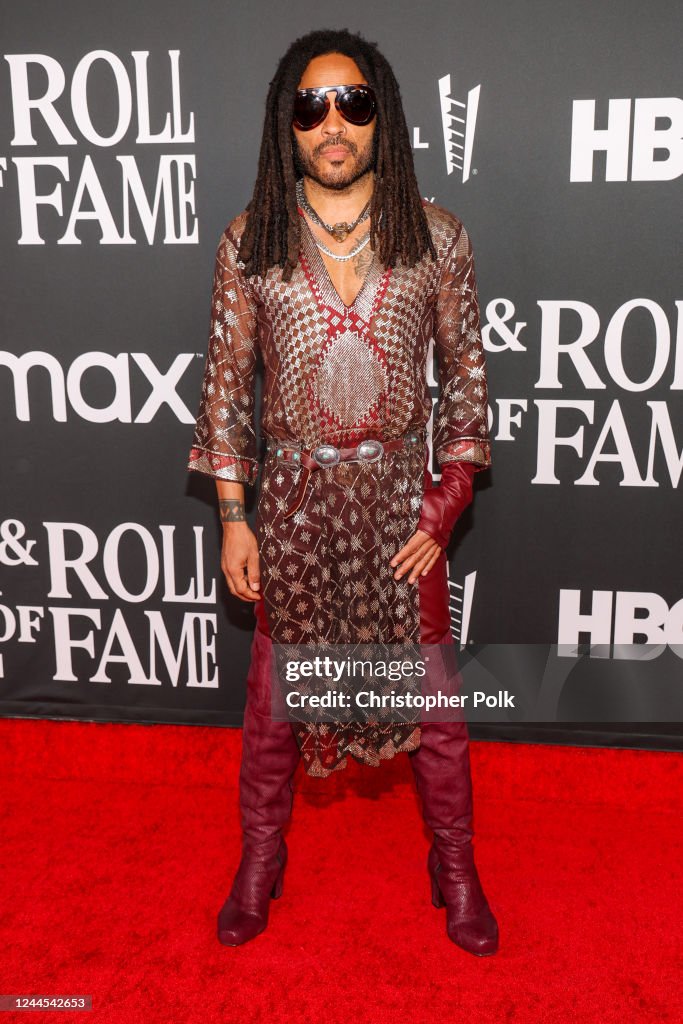 Lenny Kravitz At The 2022 Rock And Roll Hall Of Fame Induction Ceremony News Photo Getty Images