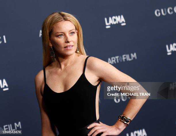 Actress Elizabeth Banks attends the 11th Annual LACMA Art+Film Gala at Los Angeles County Museum of Art in Los Angeles, California, on November 5,...