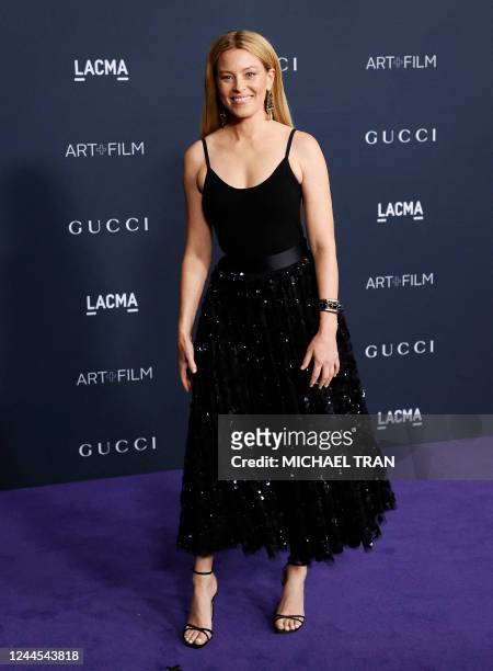 Actress Elizabeth Banks attends the 11th Annual LACMA Art+Film Gala at Los Angeles County Museum of Art in Los Angeles, California, on November 5,...